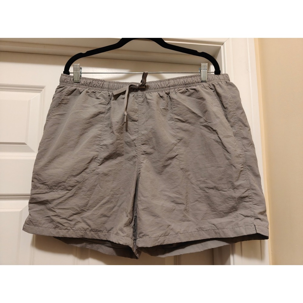 DSG Mens Gray Nylon Mesh Lined Swim Trunks Shorts XL RN104141